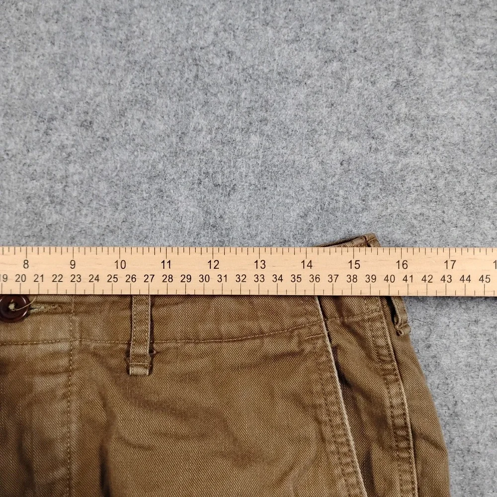 Buck Mason Officer Pant Mens 31 Brown Slub Twill Chino Casual Button Fly Pants
